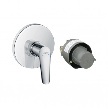 Set miscelatore doccia ad incasso Logis E cromo Hansgrohe