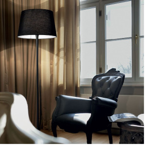 Lampada da terra London 174 cm nero - Ideal Lux 2