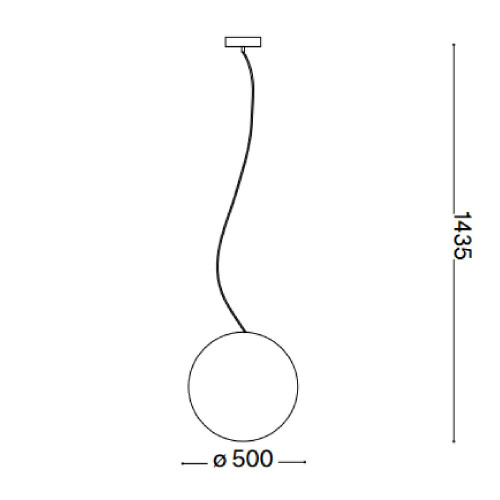 Lampada da soffitto Sole Ø 50 cm bianco - Ideal Lux