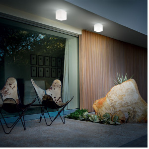 Lampada da soffitto Luna 11x11 cm bianco - Ideal Lux 2