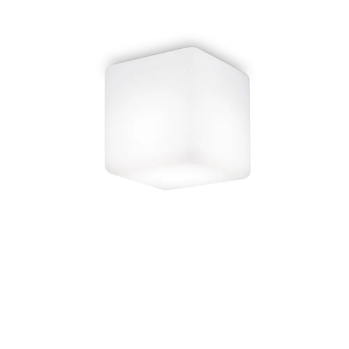 Lampada da soffitto Luna 11x11 cm bianco - Ideal Lux