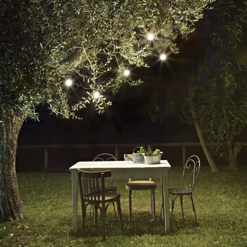 Lampada da soffitto Fiesta 6 m nero - Ideal Lux