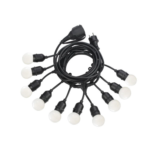 Lampada da soffitto Fiesta 6 m nero - Ideal Lux