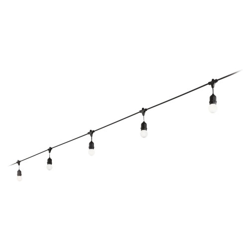 Lampada da soffitto Fiesta 4 m nero - Ideal Lux
