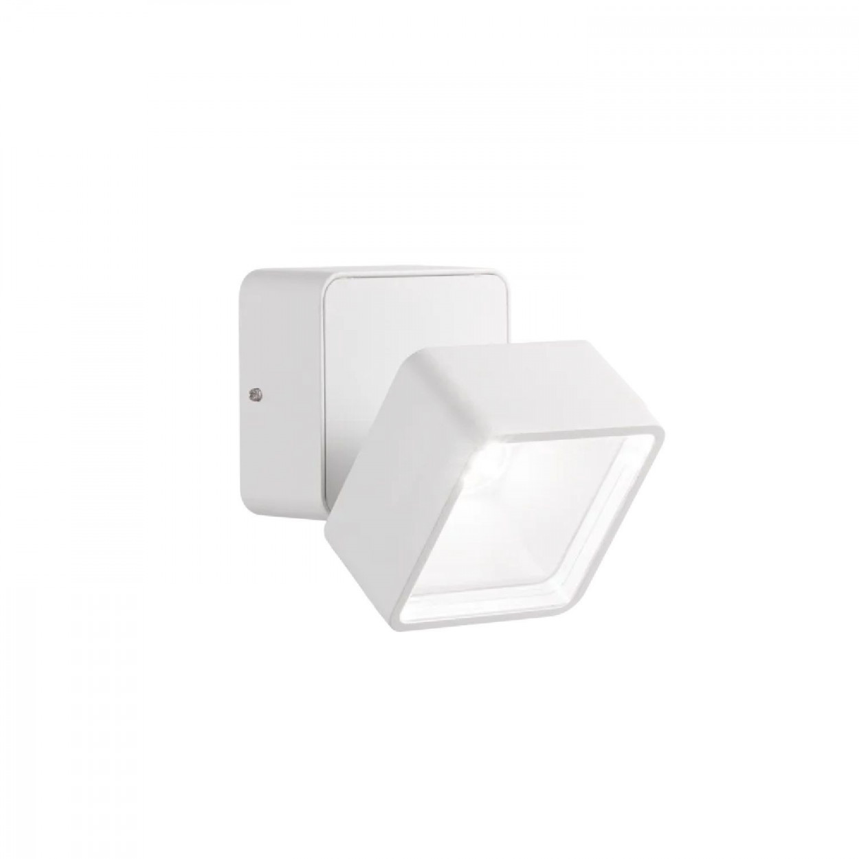 Lampada da parete Omega Square 9x9 cm bianco - Ideal Lux