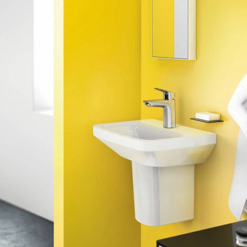 Miscelatore Monocomando Lavabo con Salterello Logis 100 Cromo - Hansgr