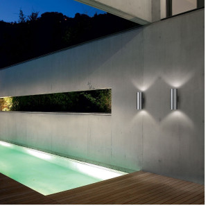 Lampada da parete Gun 31 cm alluminio - Ideal Lux 2