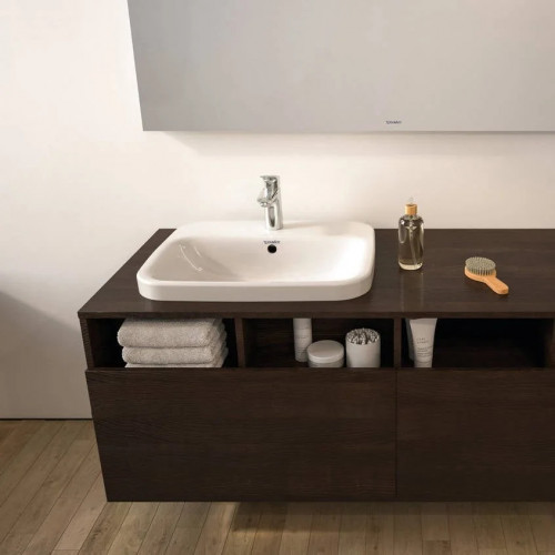 Miscelatore Monocomando Lavabo con Salterello Logis 100 Cromo - Hansgr