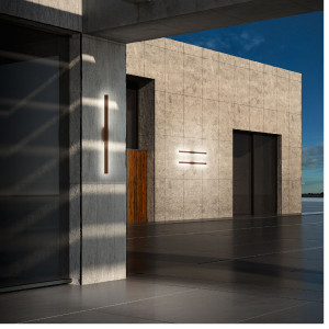 Lampada da parete Linea 104 cm coffee- Ideal Lux 2