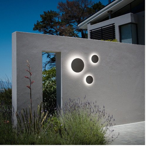 Lampada da parete Punto Ø 30 cm antracite - Ideal Lux