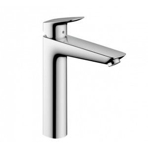 Miscelatore monocomando lavabo con salterello e scarico Logis cromo -