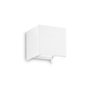 Lampada da parete Atom 10x10 cm bianco - Ideal Lux
