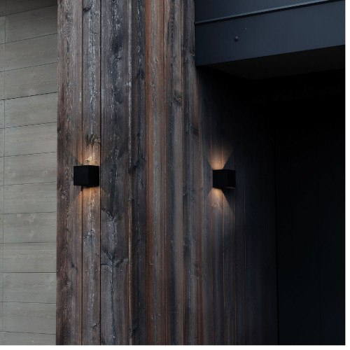 Lampada da parete Atom 10x10 cm antracite - Ideal Lux