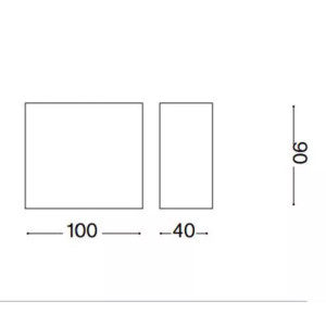 Lampada da parete Tetris coffee - Ideal Lux 2