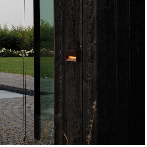 Lampada da parete Dedra 10 cm antracite - Ideal Lux