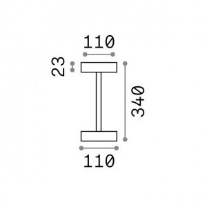 Lampada da tavolo Toffee nero - Ideal Lux 2