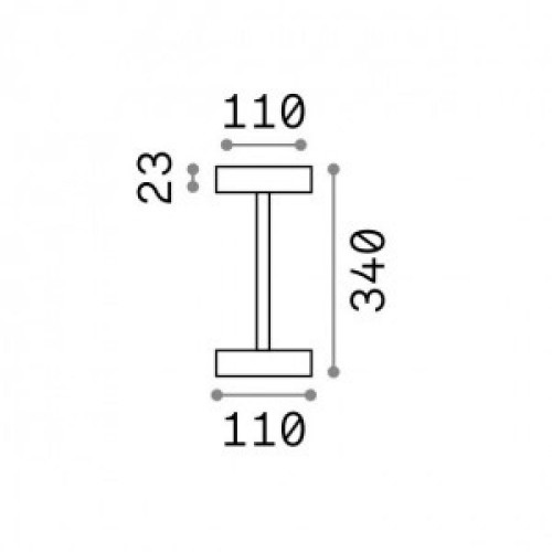 Lampada da tavolo Toffee nero - Ideal Lux