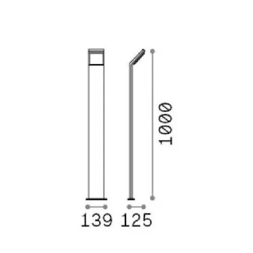 Paletto 100 cm Style coffee - Ideal Lux