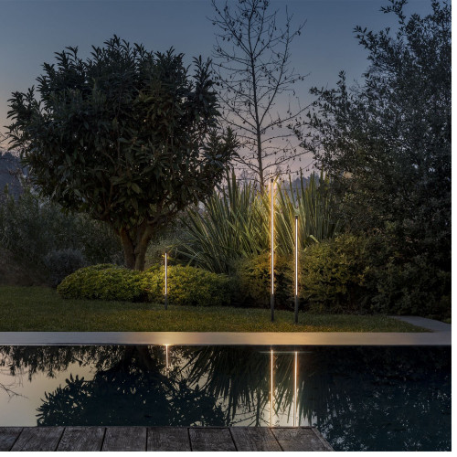 Paletto 160,5 cm Jedi antracite - Ideal Lux